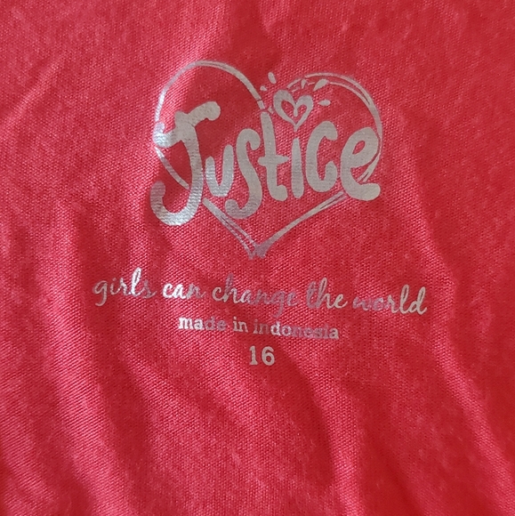 NWOT Justice Long Sleeve Tee - Picture 3 of 3